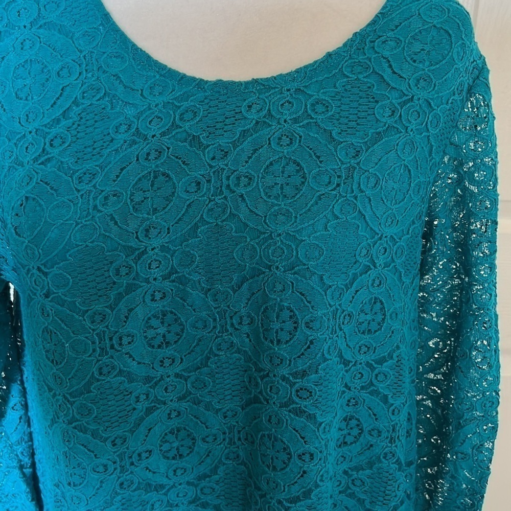 Lace Overlay Dress - Picture 2 of 3